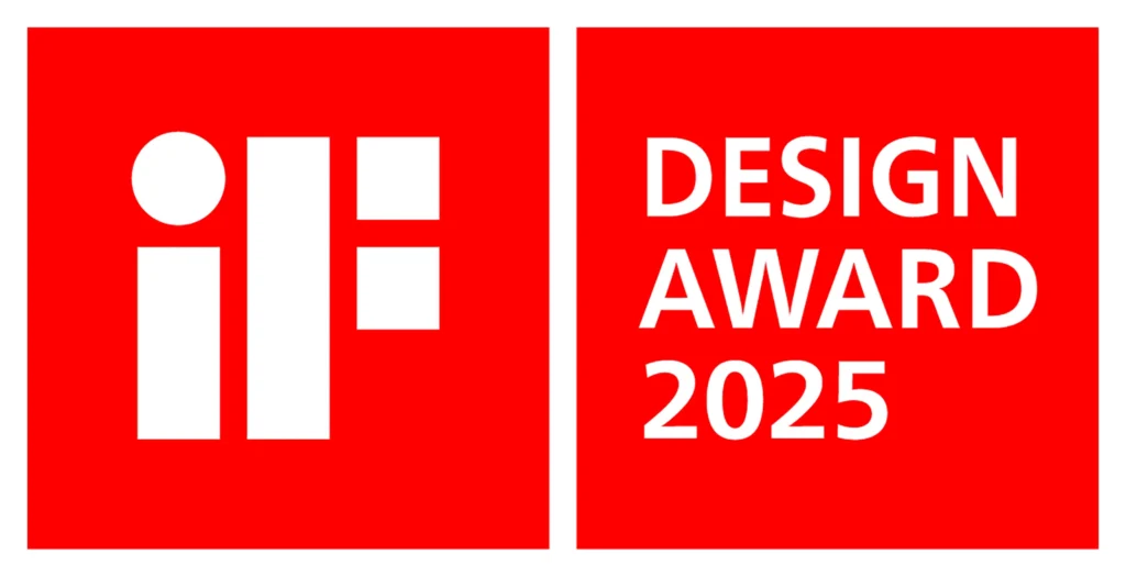 iF Design Award 2025 voor de MOR buitensauna in microcement van Thermalux